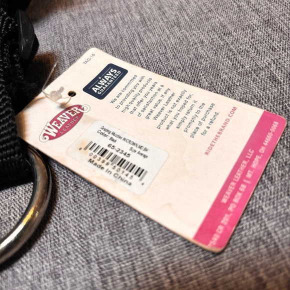 Weaver Leather 65-2345 Grazing Muzzle, Average, Black Medium - Picture 10 of 11